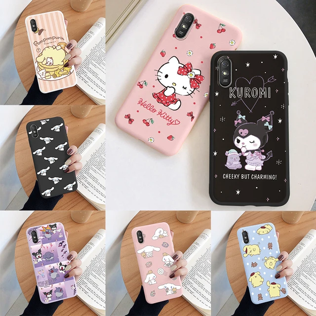 Cinnamoroll Case For Redmi 9A 9AT Phone Cover Cute Kuromi Melody Fundas  Soft TPU Matte Protectio For Redmi 9A Redmi9A 9 A 9AT