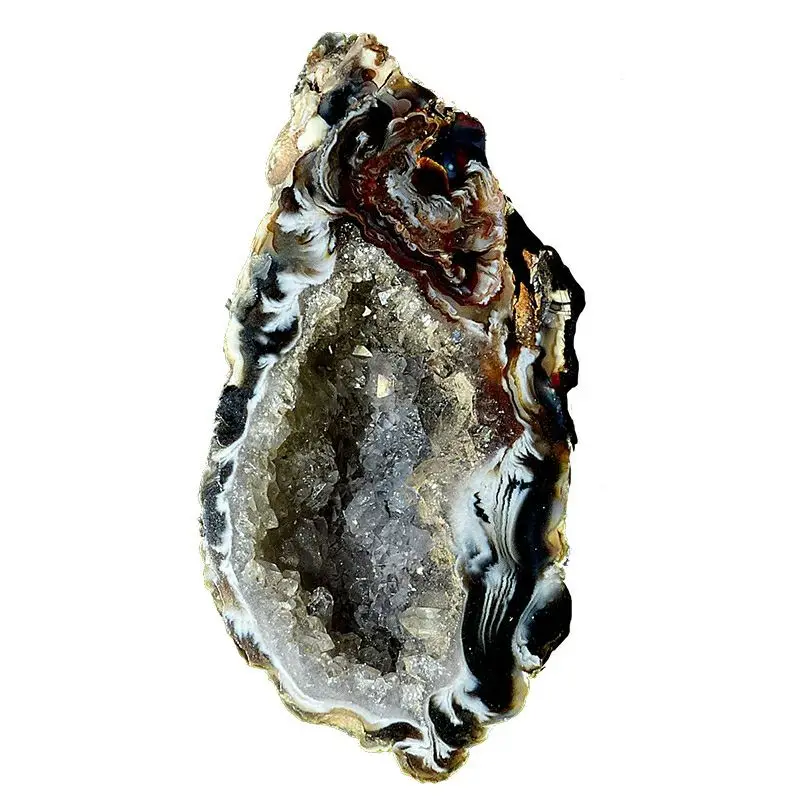 fashion  No Hole Agates Different size Crystal geode Raw Rock Mineral Energy Natural Quartz Reiki Healing Decoration Crafts 2