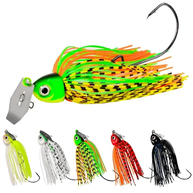 2023 New 12g/15g/20g/25g Chatter Bait Spinner Bait Weedless Fishing Lure  Buzzbait Wobbler Chatterbait for Bass Pike Walleye Fish - AliExpress