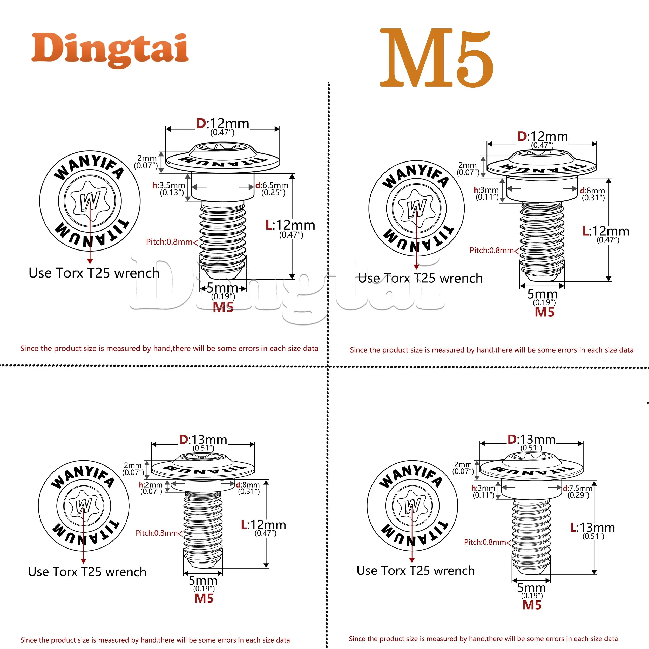 High-Strength Dingtai Titanium Alloy Step Bolt for Electric Motorcycle Side Plate