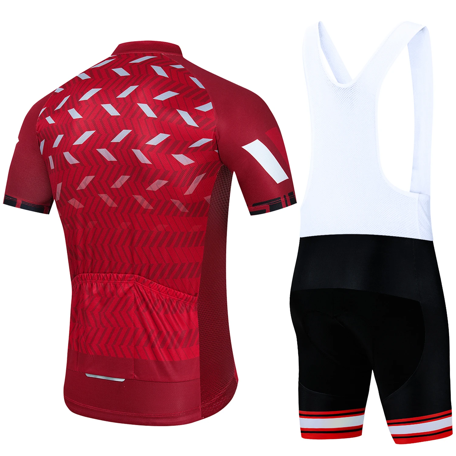 Men's Rainbow Team Cycling Jersey Set - Short Sleeve Summer Road Bike Apparel