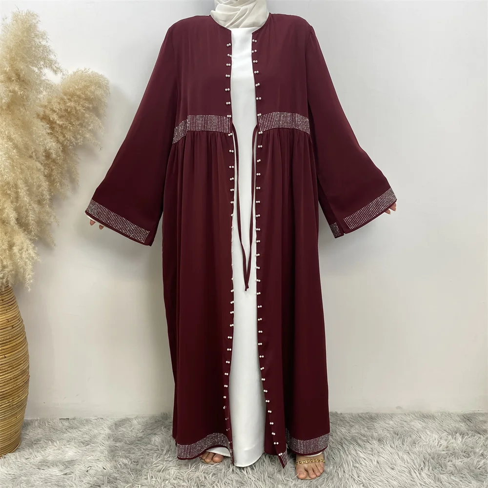 1402 Maroon Abaya