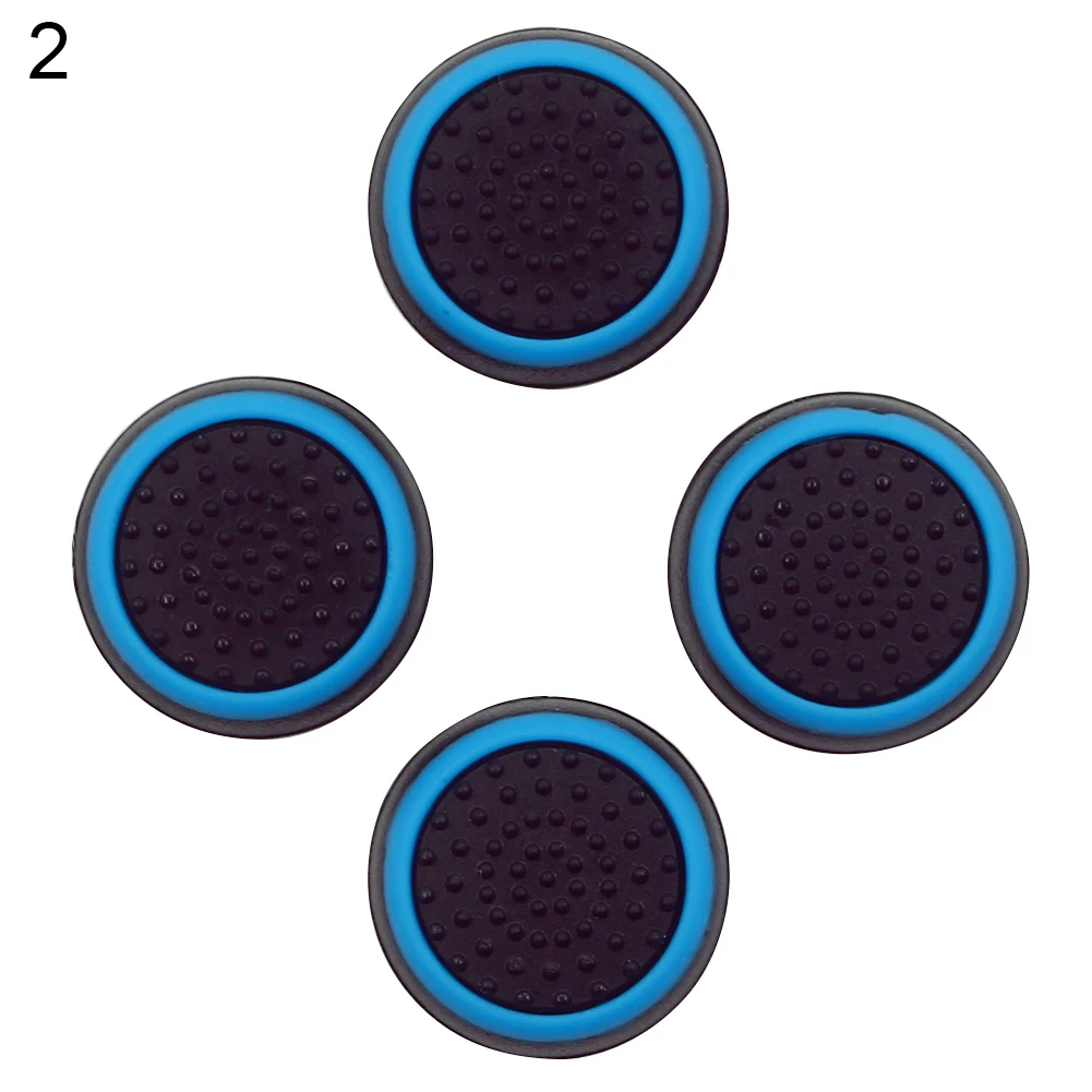 4Pcs Controller Thumb Silicone Stick Grip Cap Cover for PS3 PS4 PS5 XBOX one/360/series x Switch Pro Controllers Game Accessory