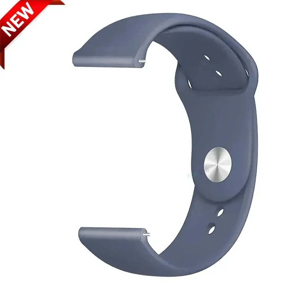 Versatile Silicone Watch Strap - Available in 18mm, 20mm, and 22mm Sizes