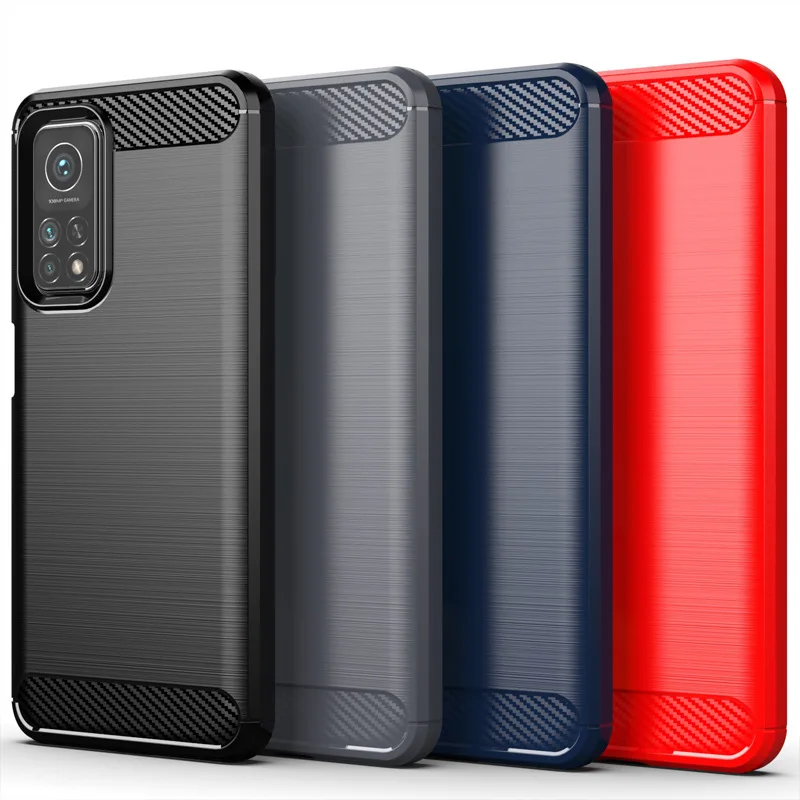 Luxury Carbon Fiber Soft Silicone Case