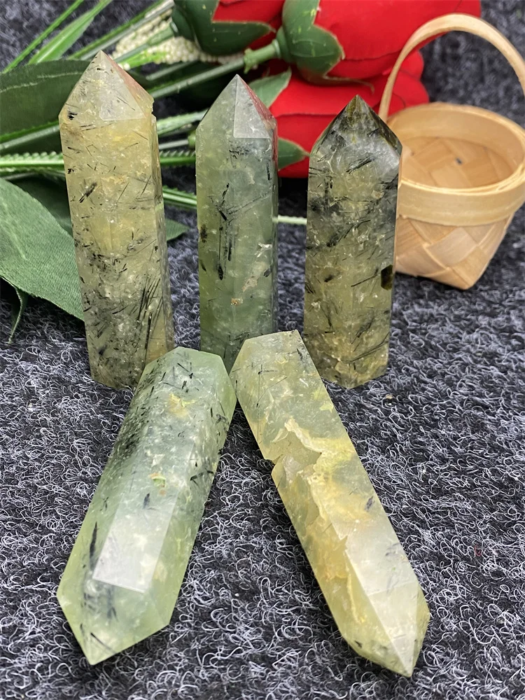 

Pure Natural Grape Agate Crystal Hexagonal Obelisk Healing Reiki Wand Can Be Used As A Holiday Gift Home Decor Decoration Ward