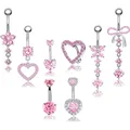 8PCS Pink