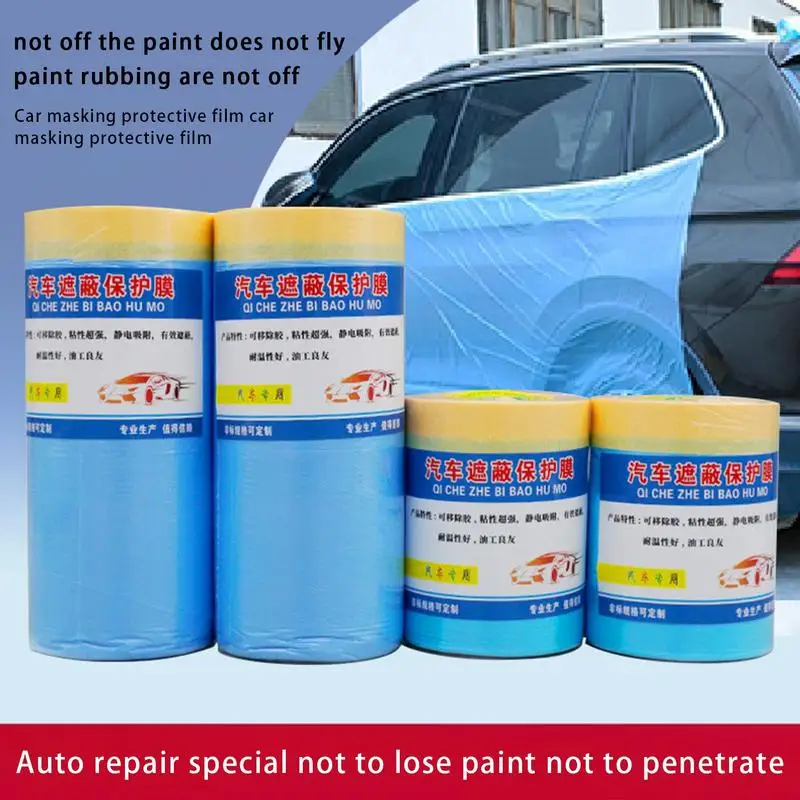 

Автомобильная защитная пленка, прочная устойчивая к царапинам УФ-защита, маскировка кузова автомобиля, Защитная пленка для распыления краски, уход за автомобилем