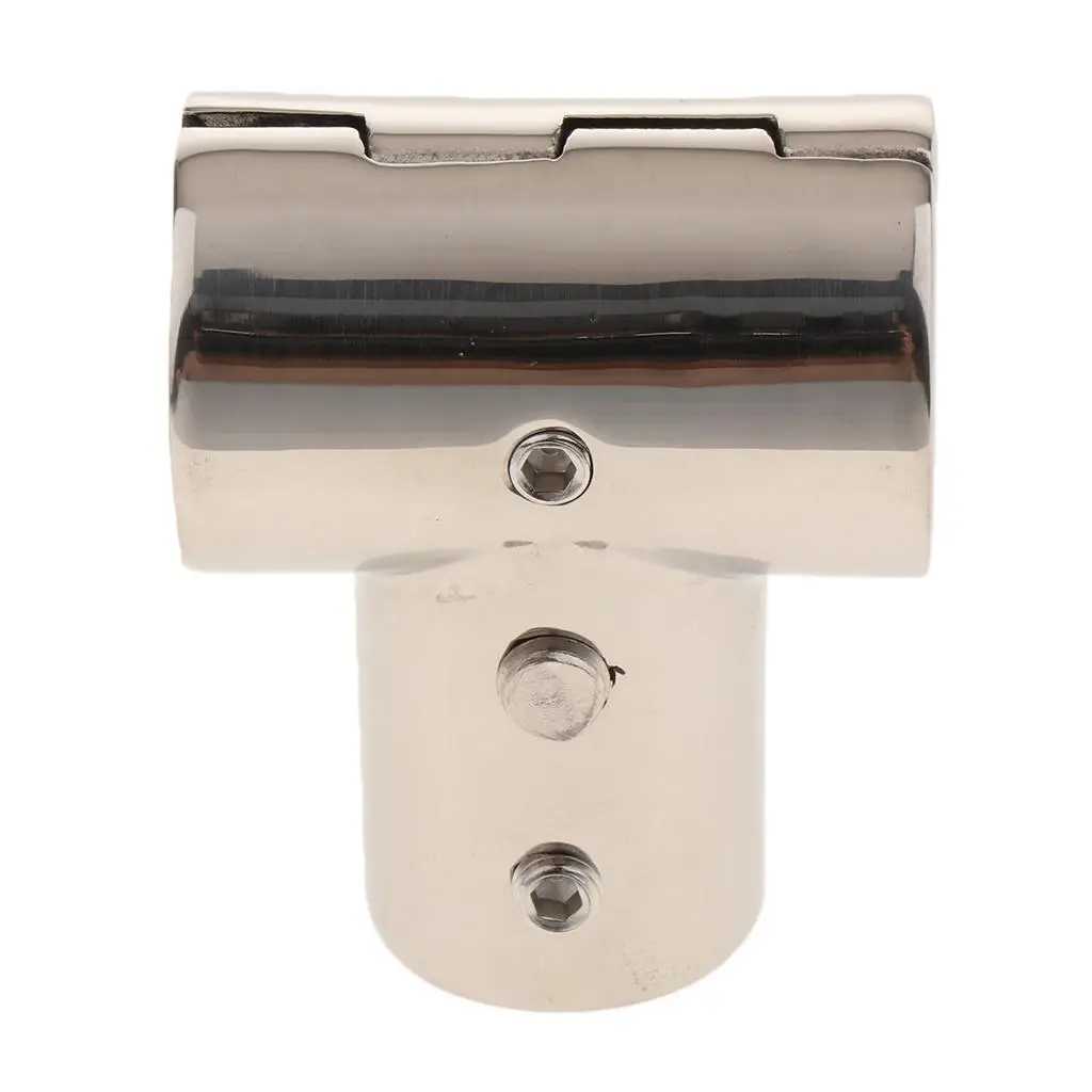 

90 Degree Tube Connector, Ø 22 mm Stainless Steel Bimini Top