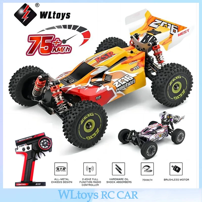 

WLtoys 144010 144016 75 км/ч 2,4G Радиоуправляемый автомобиль бесщеточный 4WD Электрический высокоскоростной внедорожник с дистанционным управлением Дрифт игрушки для детей гонки