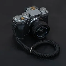 Versatile Woven Wrist Strap with Quick Release (Black Handstrap)
