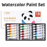 18 Colors 5ml/0.17oz Watercolor Paint Set Tubes,Rich Vivid Colors for Landscape for Paining,Writing for Hobbyist & Adults 1