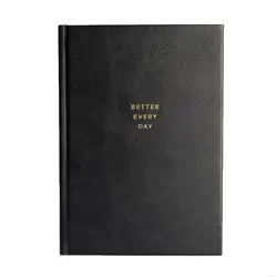Better Every Day Journal: 383 - Page Portable Notebook for Daily Note Taking and Journaling