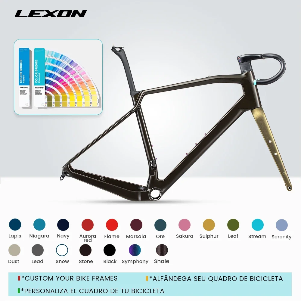 LEXONCarbonBicycleFrameGravelFrameDiscBrakeRoadBikeFrameset