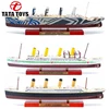 1:1250 RMS TITANIC LUSITANIA MAURETANIA NORMANDIE BRITANNIO FRANCE Cruise Ship Model Atlas Diecast Boat Toys Collectiabl 1