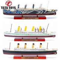 1:1250 RMS TITANIC LUSITANIA MAURETANIA NORMANDIE BRITANNIO FRANCE Cruise Ship Model Atlas Diecast Boat Toys Collectiabl 1