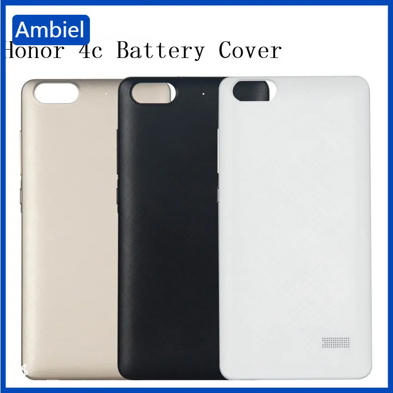 Battery Cover Case For Huawei Honor 4c c Rear Housing Door Case Cover Spare Parts Side Button