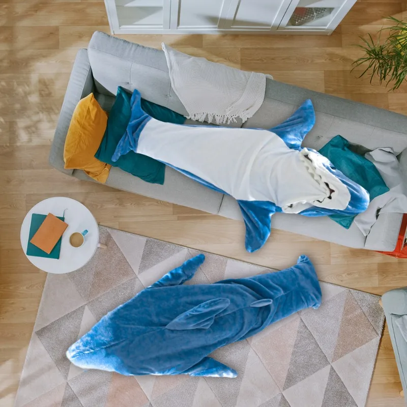 Cartoon Shark Pajamas for Kids Parents for Slumber Party kids pajamas