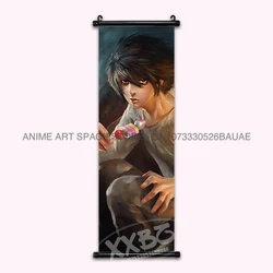 Death Note Anime Nostalgia Hanging Poster - Home Decoration Wall Art Mural Featuring Yagami Light and Ryuk - 30x90cm(12x36inch) (Swbj2 - 14)