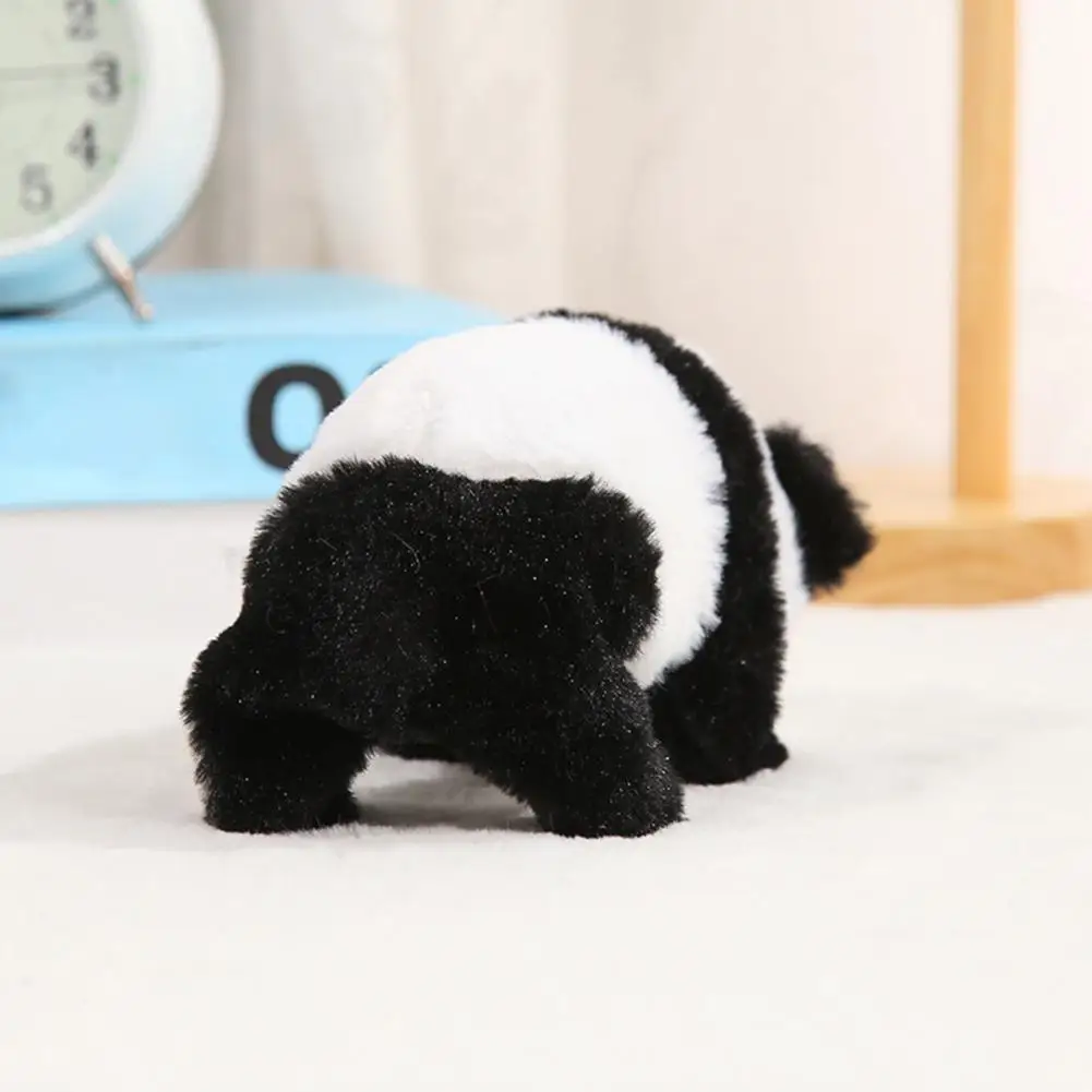 Crawling Panda Plush Toy Kids Electric Pet Toy with Sounds Movements Animated Shaking Head Interactive Kids Birthday Gift