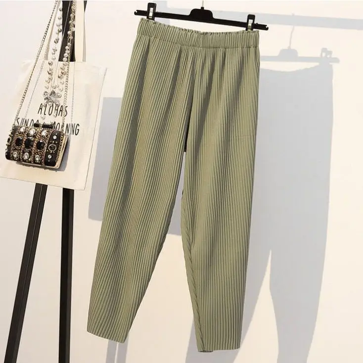 

Women's Summer New Loose Radish Women pants high waist wide leg pants women trousers korean style