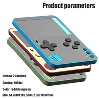Handheld Game Console 500 Classic Games LCD Portable Retro Video Mini Game Console Rechargeable Great Gift for Kids and Adults 5