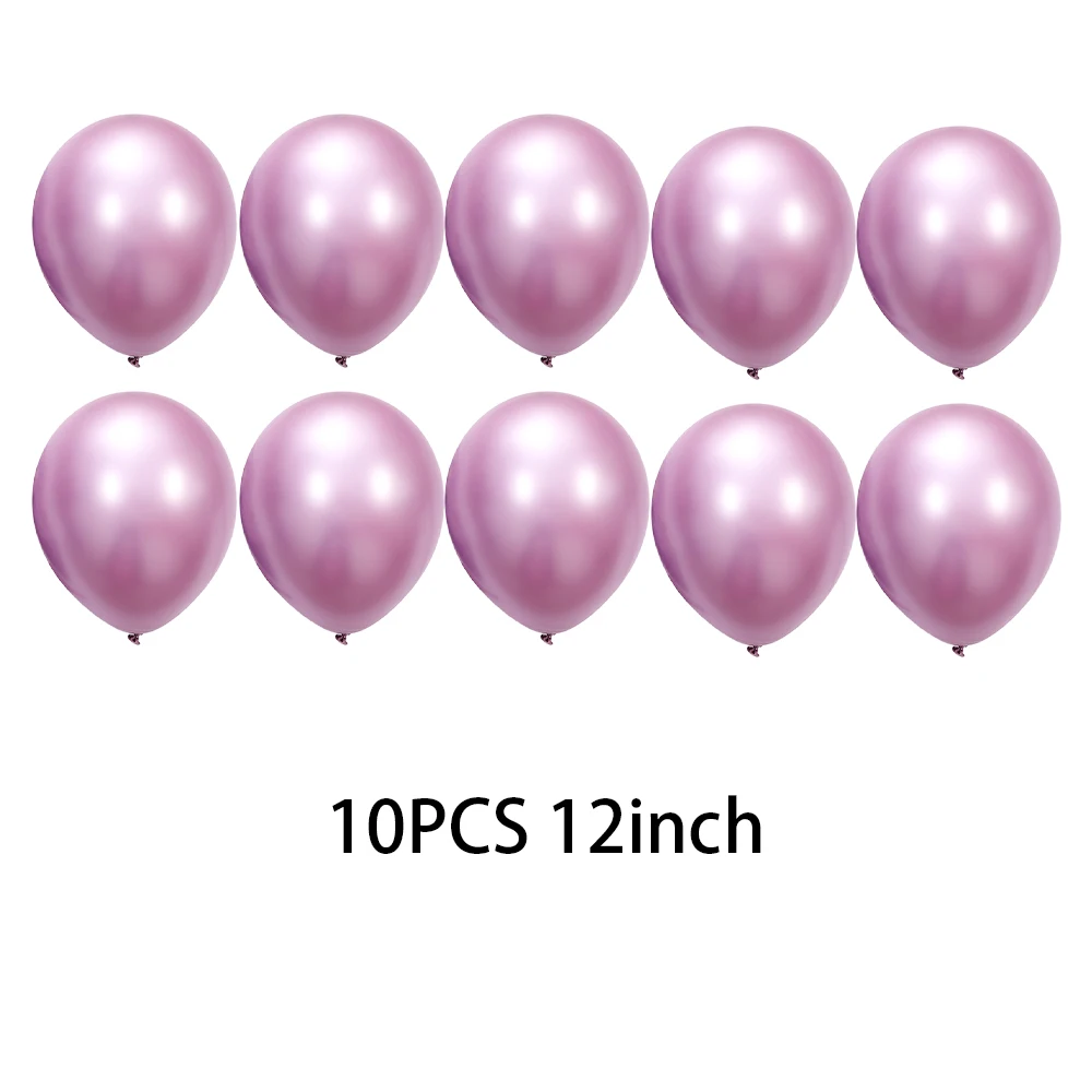 thumbnail image 1 of Juego de 10 o 30 globos de látex con lazo rosa y blanco de 12 pulgadas, con confeti rosa y dorado, para bodas, compromisos, cumpleaños, baby showers y fiestas., 1 of 5