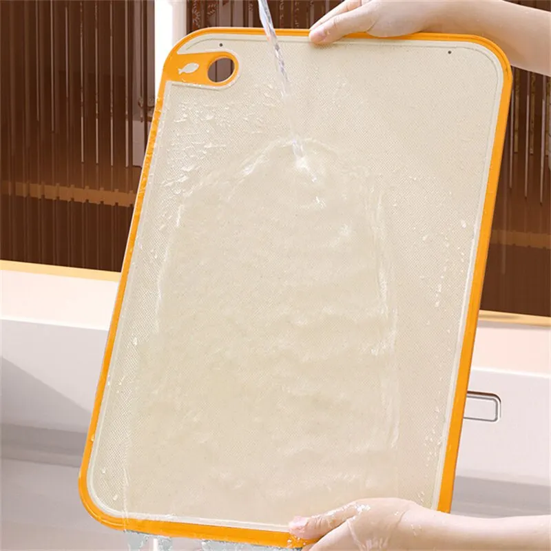 Wheat Straw Double-Sided Antibacterial Cutting Board Home Kitchen Anti-mildew Anti-slip Plastic Multi-functional Sticky Board
