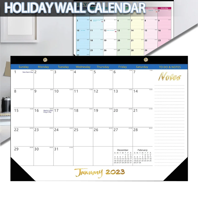 

New Year Countdown Wall Calendar Schedule Home Office Planner Calendar Learning Schedule Calendar Office School Supplies