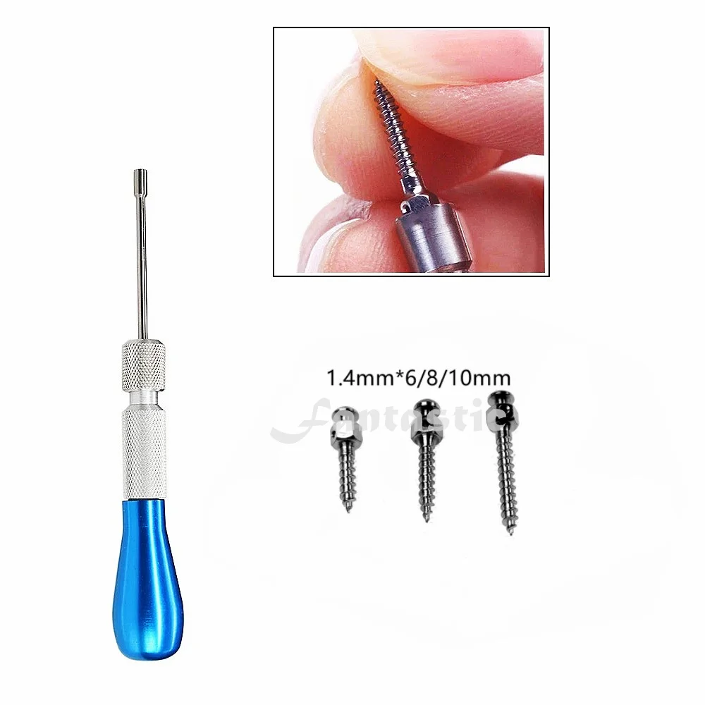 

Dental Orthodontic Mini Implant Micro Screw Titanium Screwdriver Self Drilling Tool Dentistry Implant Driver φ1.4mm