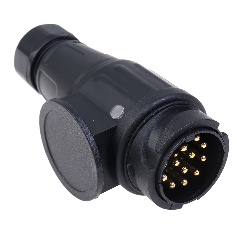 13 Pin 12V Trailer Plug Waterproof Trailer 13 Pole Electrical Connector Wiring Connector Adapter For Vehicle RV 1Pc trailer plug adapter trailer plug