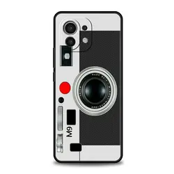 Retro Tape Camera Gameboy Phone Case - Sleek Black Retro Design for Xiaomi 12T (A6)