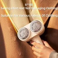 New Portable Electric Lint Remover Double Headed Fuzz Pellet Remover Machine Wireless Sweater Shaver Removes Clothes Shaver 2