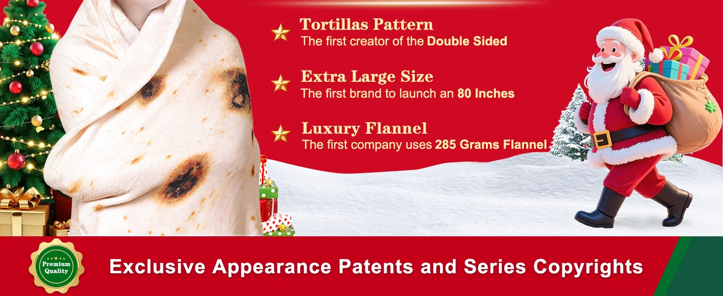 Tortilla Throw Blanket