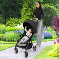 Poussette pliante à une main, Buggy de voyage léger avec dossier et capuche réglables, landau pour bébé, Buggy pour enfants 3