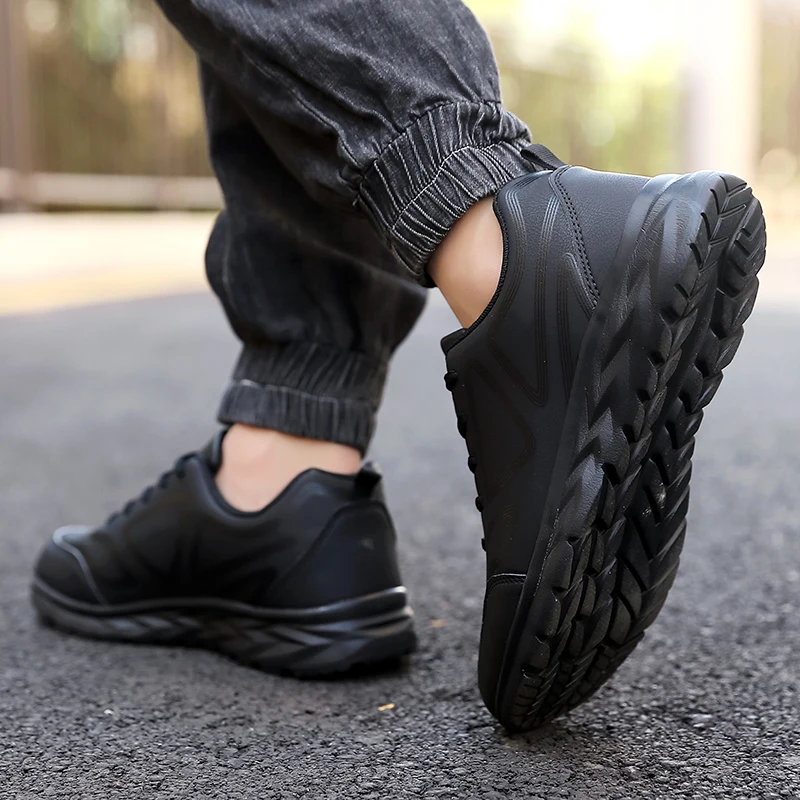 Men's Artificial Leather Sports Sneakers Athletic Outsole View