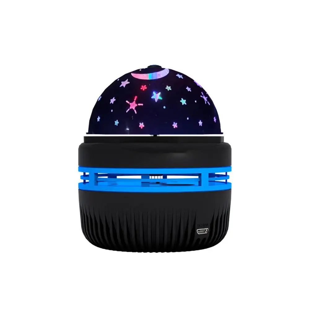 Novelty USB Charging RGB Projector Lamp Automatically Rotating Led Night Light For Home Children Bedroom Decoration Magic Lights star night light