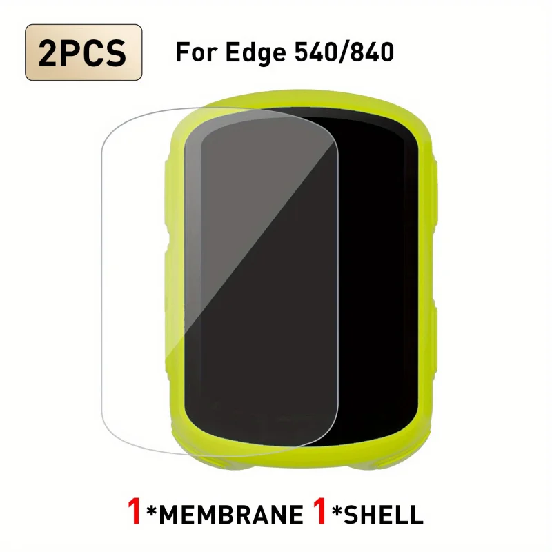 Silicone Screen Protector for Scratch & Impact Resistance with Button Protection for Cyclists