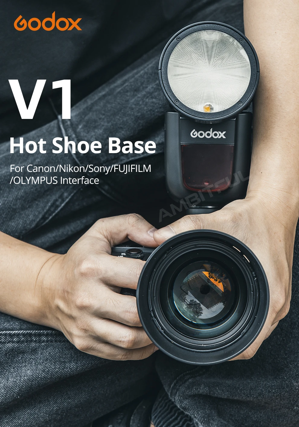 Godox V1 V1C V1N V1S V1F V1O V1P Flash Speedlite Replace Hot Shoe Accessories