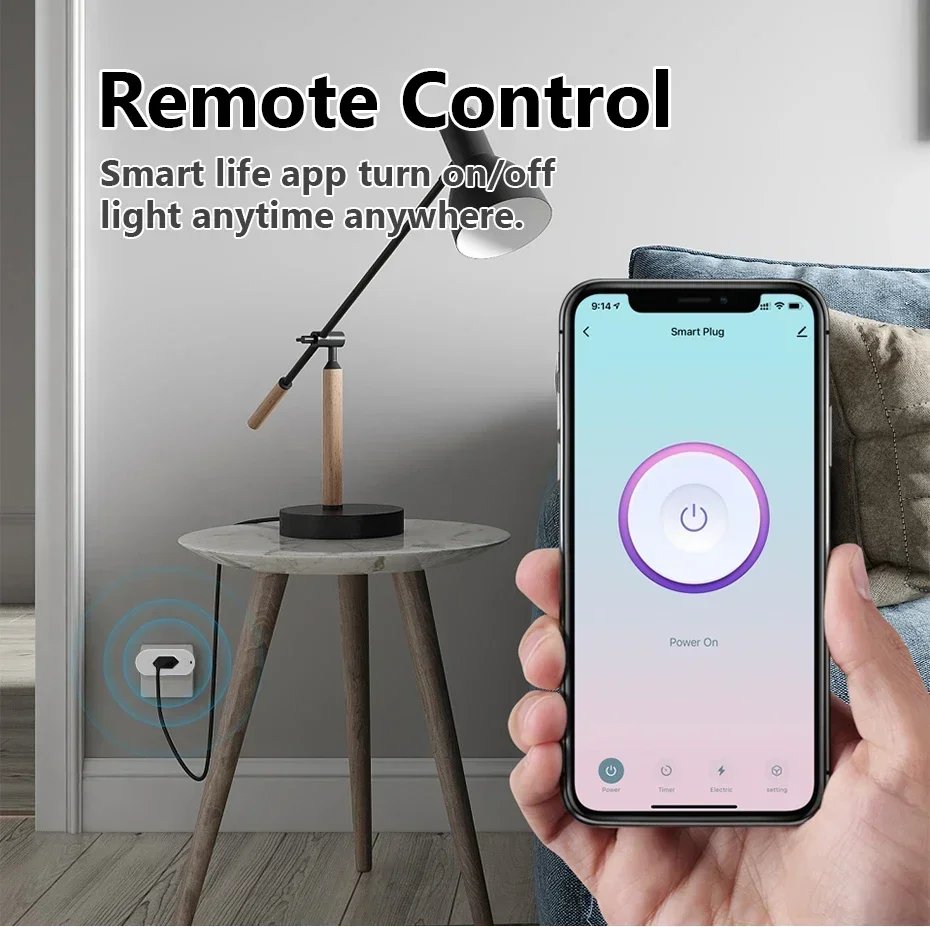 مقبس توصيل ذكي واي فاي قياسي 20 أمبير من تويا البر...