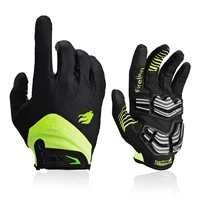 FIRELION Outdoor Full Finger Gel Touch Screen Cycling Gloves Off Road Dirt Mountain Bike Bicycle MTB DH Downhill Motocross Glove 2