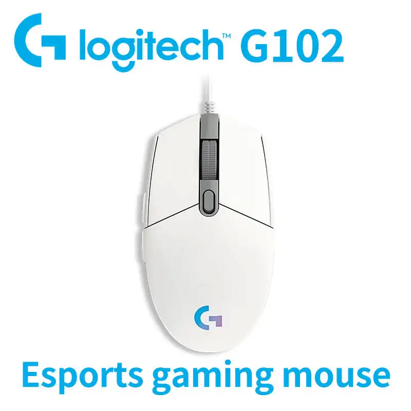 Logitech G102 Second Generation Gaming Mouse with RGB Flowing Light Effect And Adjustable 8000 DPI Sensor