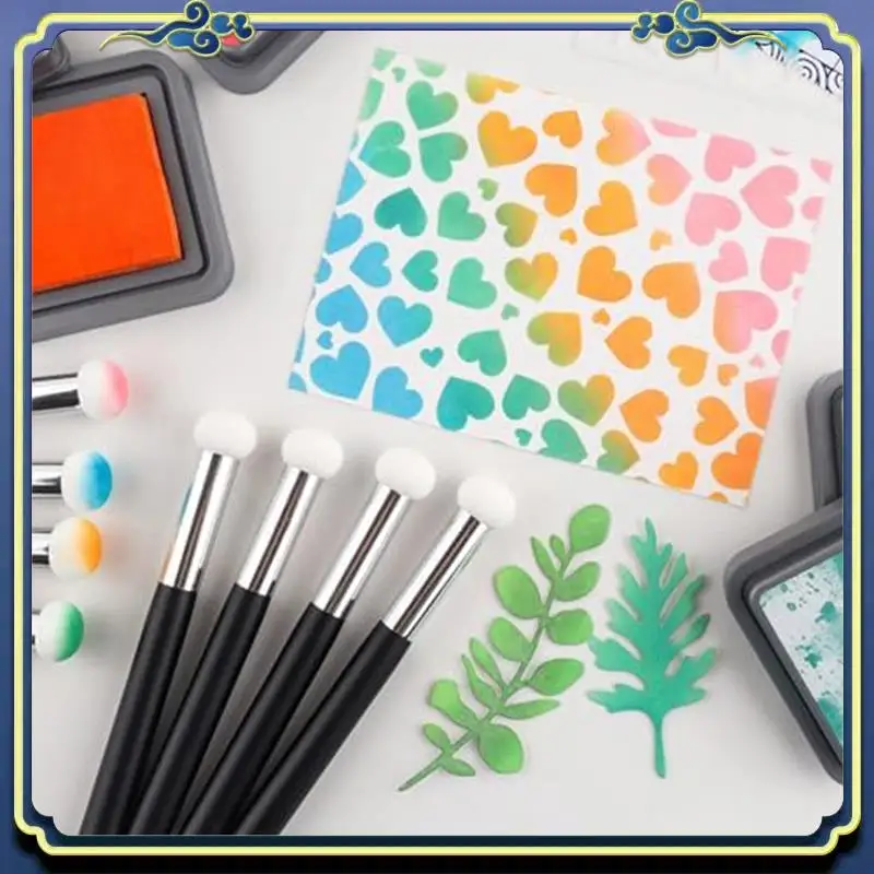 20Pcs/Pack Sponge Applicators, Mini Paper Pouncers For Card Making,Blending Card Making Crafting Tools, For Inking Needs Durable
