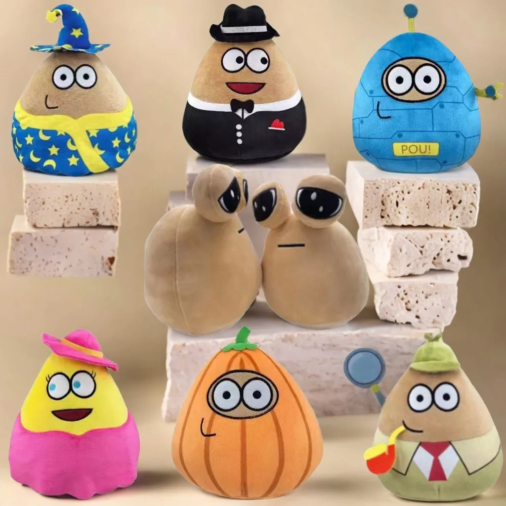New 1/6pcs My Pet Alien Pou Plush Toys Anime Game The Maw Pou Doll