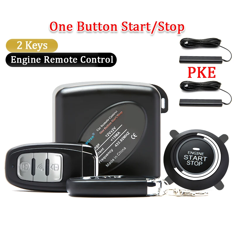 Hippcron Car Alarm Remote Control PKE Car Keyless Entry Engine Start