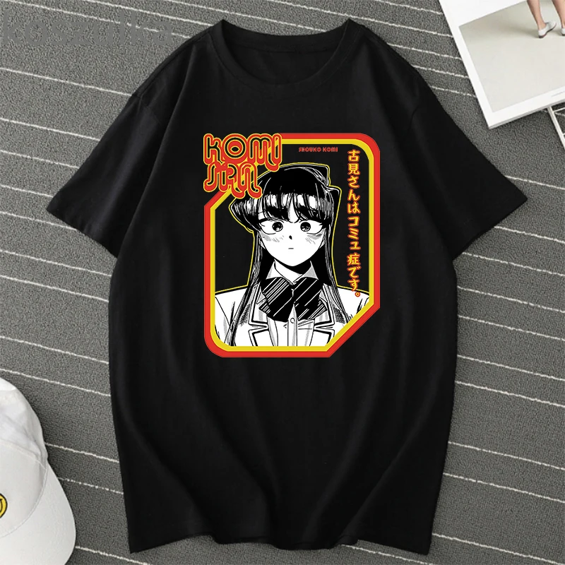 

Komi Cant Communicate Komi Shouko t-shirt clothes male japanese 2020 graphic tees women harajuku t-shirt ulzzang