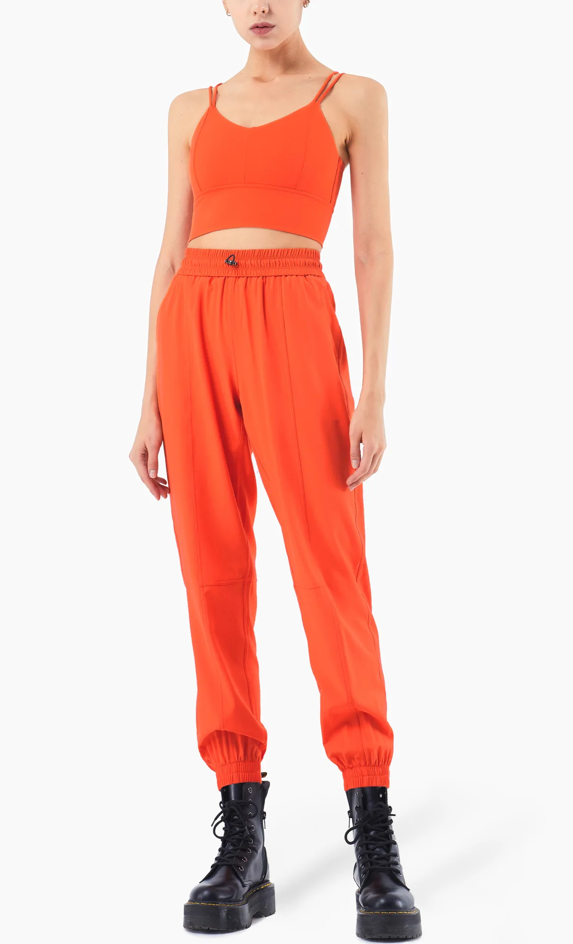 Damen Yoga hosen dünne atmungsaktive feste Hose mit hoher Taille trocknen schnell Joggen Fitness Sonnenschutz Freizeit komfort 2024 – Detail 22