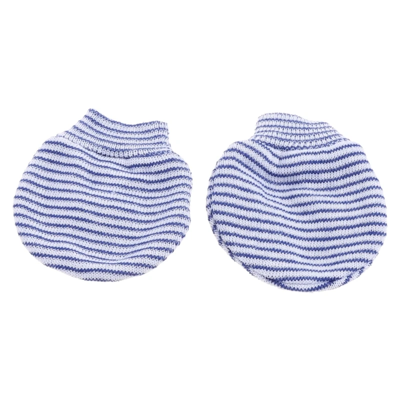 3Pair/set Simple Baby Knit Gloves Newborn Anti-eat Hand Anti-Grab Glove 5