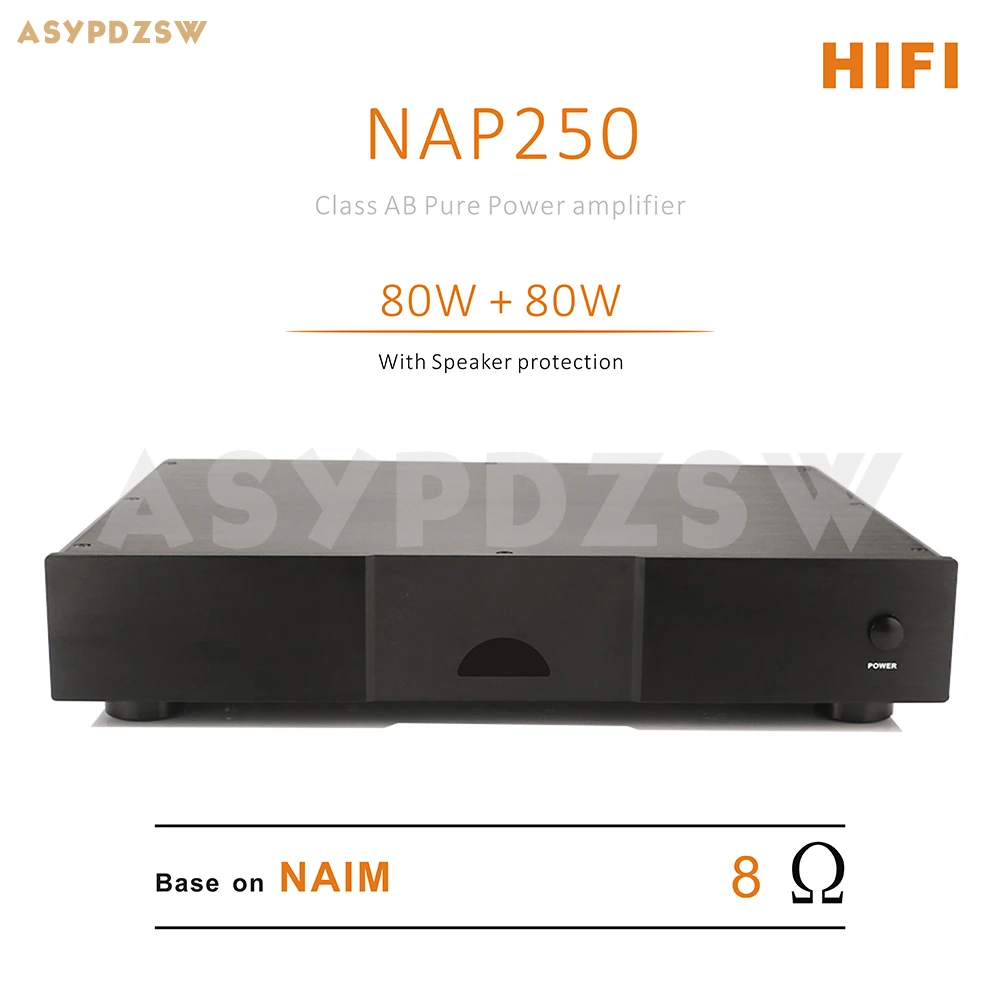 

Усилитель мощности HIFI NAP250 на базе UK NAIM с защитой SPK 80 Вт + 80 Вт 8 Ом
