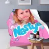 Throw Blanket Cute Like Nastya Micro Fleece Blanket Four Sizes Fashionable Portable Suitable For Sofa Nice Gift 4